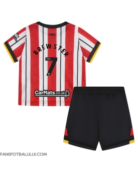 Sheffield United Rhian Brewster #7 Echipament de Fotbal Replică 2024-25 Copii Acasa (+ Șorturi)
